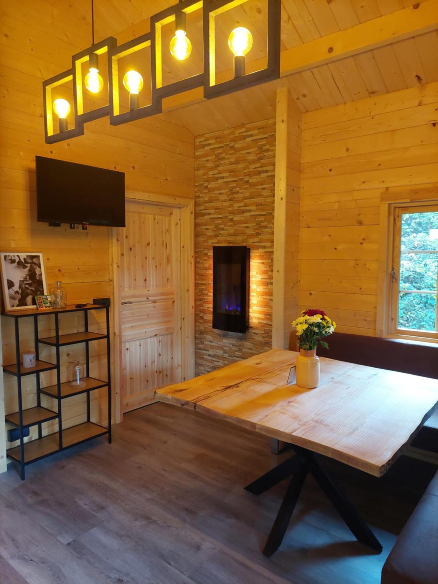 Tiny House Am Teich Apartment Garnsdorf Bagian luar foto