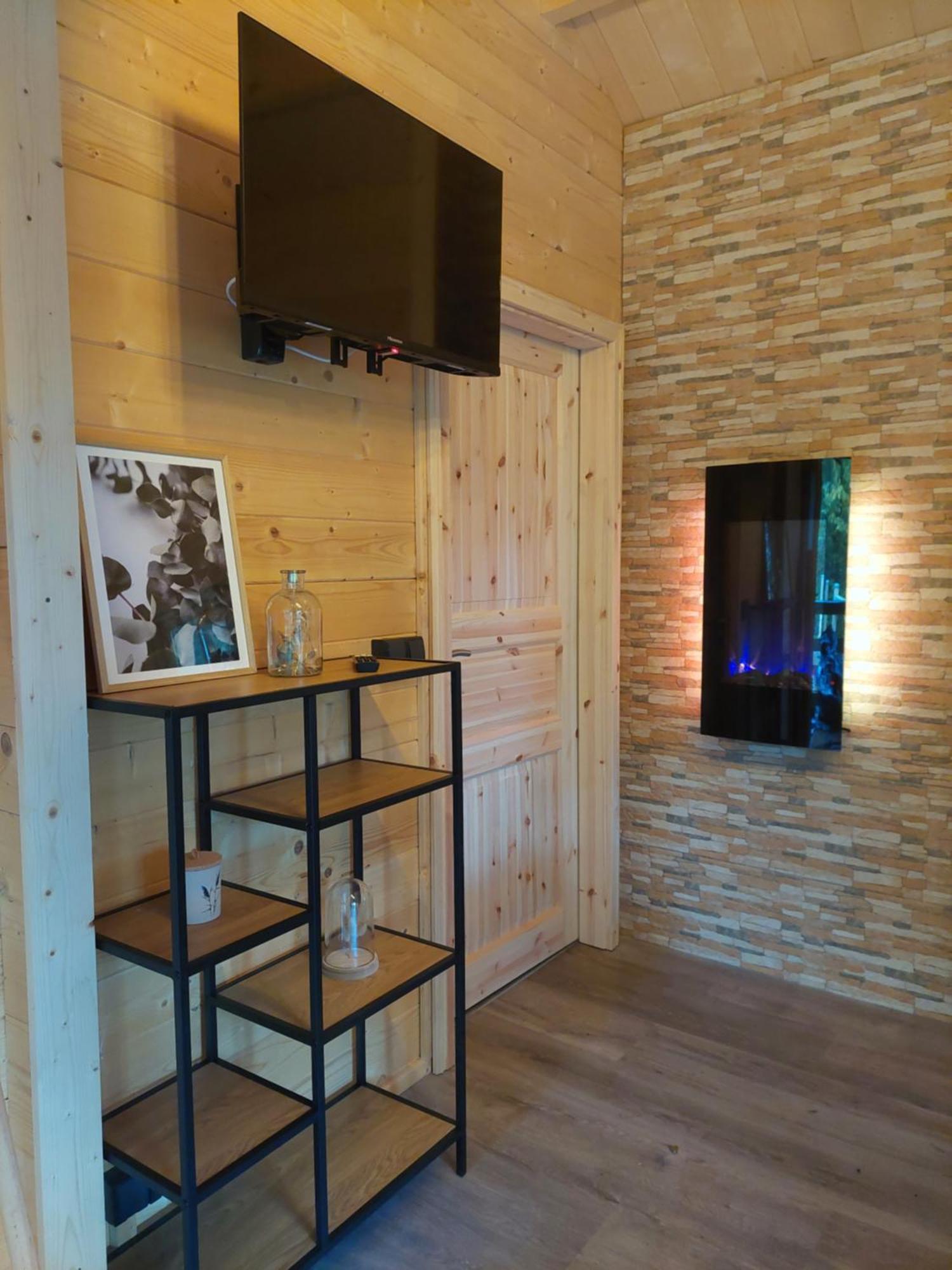 Tiny House Am Teich Apartment Garnsdorf Bagian luar foto
